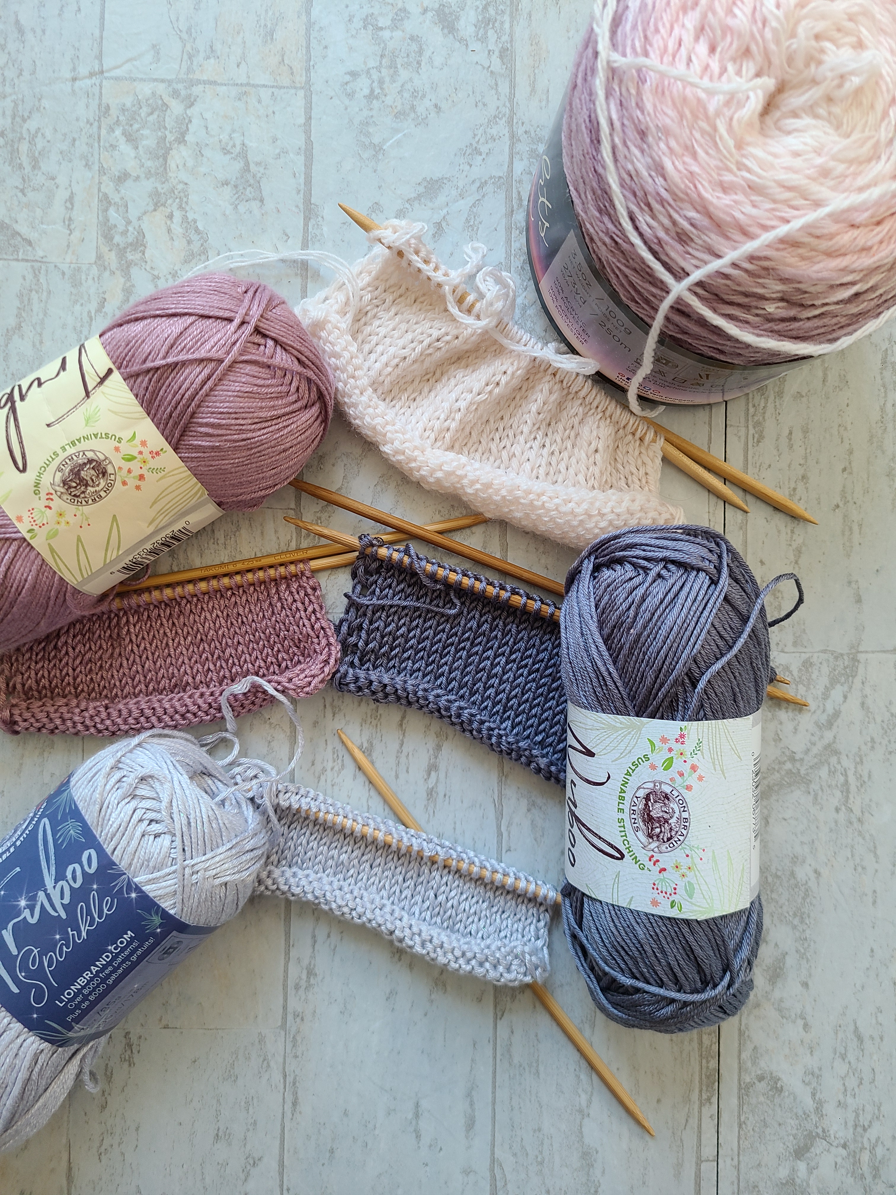 Bamboo, Blends, and New Yarn