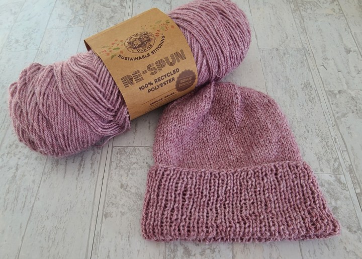 The Knit McKinley Podcast Episode 4: Lion Brand Re-Spun yarn review and the Lighthouse Beanie